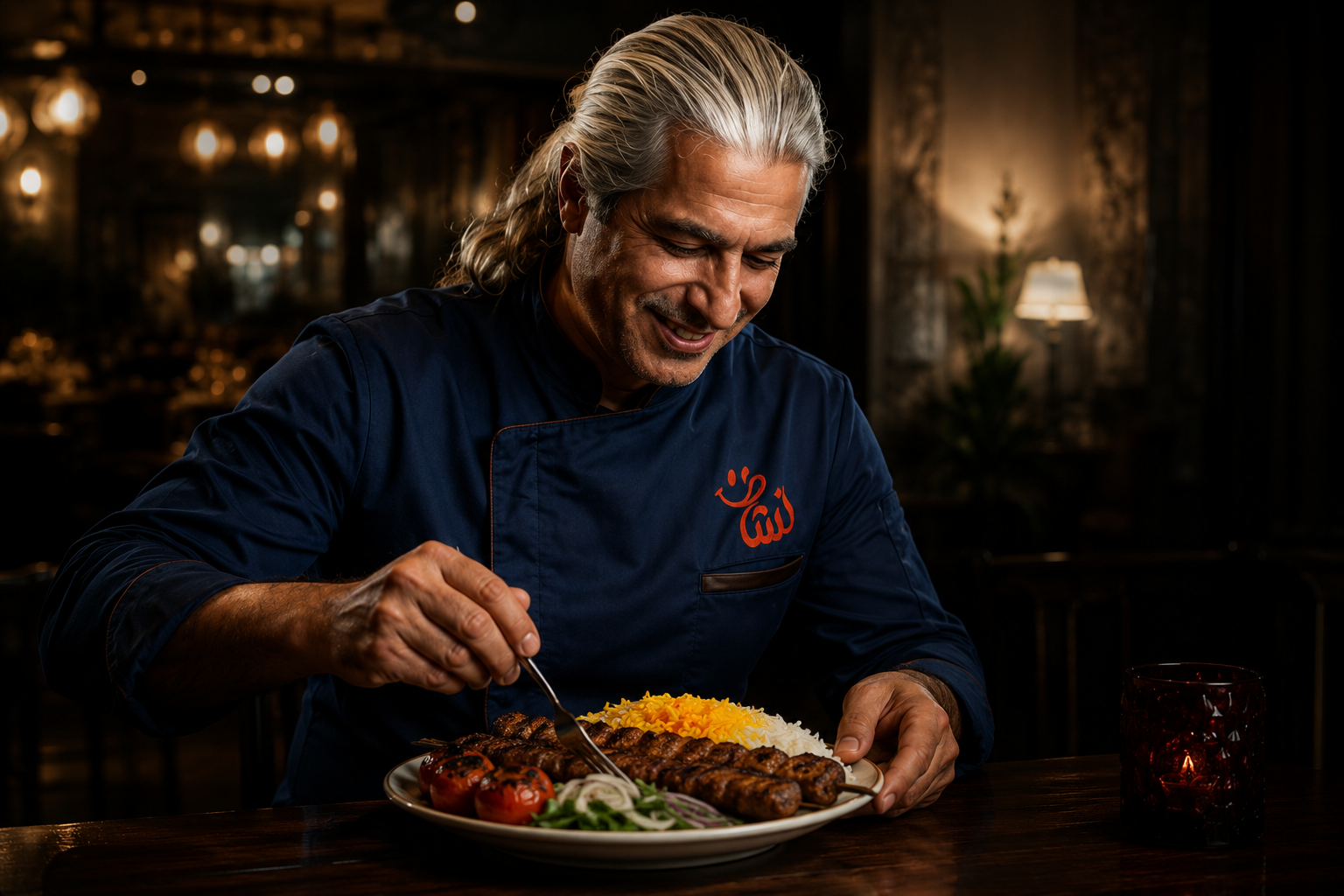 Reza Neshat founder and head chef Mr Neshat Persian BBQ restaurant Port Coquitlam BC
