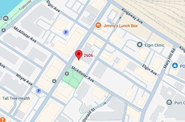 Google Maps location of Mr Neshat restaurant at 2606 Shaughnessy St Port Coquitlam BC V3C 3G5